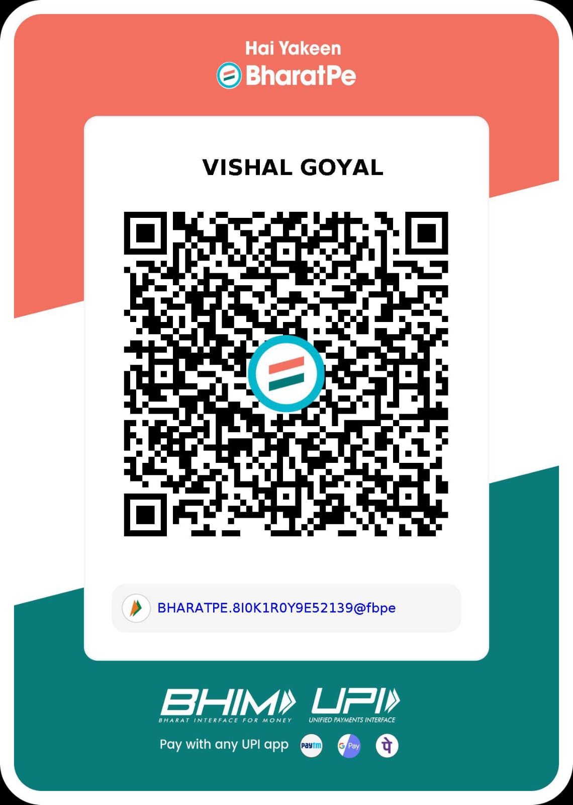 Google Pay QR for Forever Together